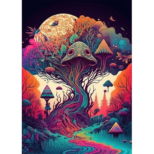 Druck Gerollte Leinwand - Landschaft Pflanzen Modern Kunstdrucke Image