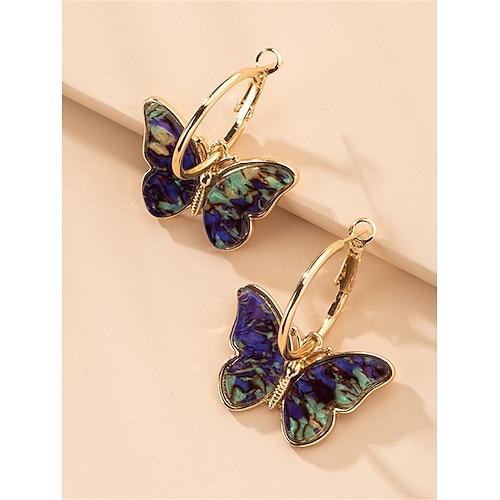 Damen Ohrringe Mode Outdoor Schmetterling Ohrring