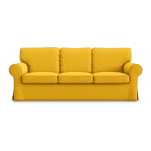 3-Sitzer Sofa Bezug Ektorp Couchbezug mit 3 Kissenbezügen und 3 Rückenlehnenbezügen Ektorp abnehmbarer waschbarer Möbel-Schutz Image