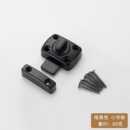 Home Security Türschloss Drehriegel Riegel Torriegel Türschiebeschloss Drehriegelschloss für Badezimmer Toilettentürschloss Schnappriegel Image