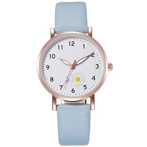 Frauen Quarzuhr kreative leuchtende Leder Studenten beobachten Mädchen Jungen Image