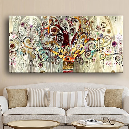 Baum des Lebens von Gustav Klimt, Reproduktionen, Wandkunstbild, skandinavisches Leinwandposter und Druckgemälde für modernes Wohnzimmer Image