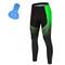 Herren Radhose lang Fahhrad Leggings Winter MTB Mountain Rennrad Sport Farbverlauf 3D-Pad Radfahren Atmungsaktiv Schnelltrocknend Gelb Rot Polyester Spandex Bekleidung Fahrradbekleidung