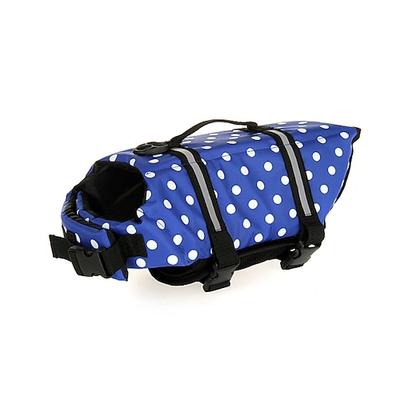 Hunde Weste Schwimmweste Rettungsweste für Hunde Modisch Reflektierend Sport und Freizeit Sicherheit Strand Blau Hundebekleidung for Heiser Golden Retriever Bichon Frise Spitz Small