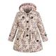 kinderkleidung Mädchen Trenchcoat Langarm Verdickte Windjacke – rosarote Punkte Verdickte Windjacke – verdicktes Khaki Verdicktes Khaki mit Windjackenmuster Feste Farbe Graphic Taste Frühling Herbst