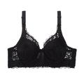 Damen-BHs Bralettes Spitzen-BHs gepolsterte BHs Bügel-BH abnehmbare Träger 3/4-Körbchen Spitze einfarbig mikro-elastisch atmungsaktiv Push-Up Datum Valentinstag Freizeit Alltag Hellblau