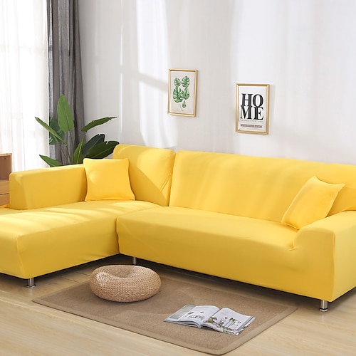 Burgunderroter Stretch-Sofabezug, Schonbezug, elastische Sofagarnitur, Sessel, Loveseat, 4- oder 4- oder 3-Sitzer, L-Form, grau, massiv, weich, strapazierfähig, waschbar Image