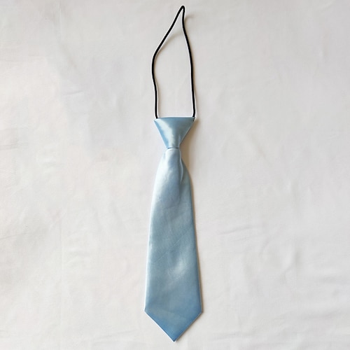 Kinder Baby Jungen Party Fabrik Großhandel kostenlos kleine Krawatte reine Farbe kurze weibliche Kinder niedliche Dekoration lässige Uniform Accessoires Kopfbedeckung Image