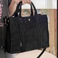 Damen Handtasche Stoffbeutel Schultertasche Kord B¨¹ro Einkauf Täglich Einstellbar Hohe Kapazität Feste Farbe Dunkelbraun Schwarz Gelb