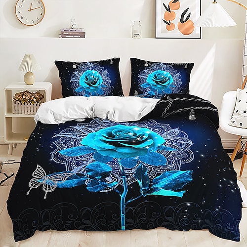 3D-Bettwäsche, Galaxie, Sonnensystem, Sterne, kosmischer Himmel, Vortex-Aufdruck, Bettbezug, Bettwäsche-Sets, Bettbezug mit 1 bedruckter Bettbezug oder Bettdecke, 2 Kissenbezüge für Image