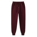 Herren Jogginghose Trainingshose Jogginghose Jogger Winterhose Hose Hosen Tasche Kordelzug Elastische Taille Feste Farbe Warm In voller Länge Täglich Brautkleider schlicht Plus Samt Lockere Passform