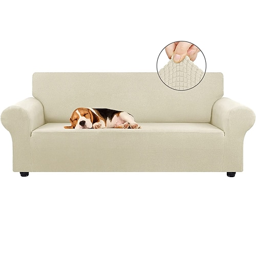 Stretch-Sofabezug, Schonbezug, Burgunderrot, elastisch, modernes Ecksofa für Wohnzimmer, Sofabezug, Ecksesselschutz, Sofabezug, 1/2/3/4-Sitzer Image