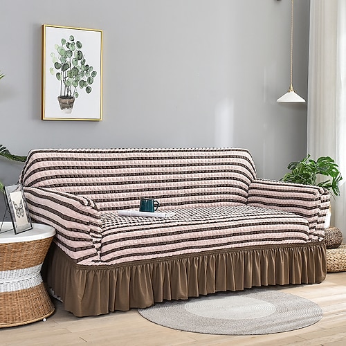 Stretch-Sofabezug, Schonbezug, Burgunderrot, elastisch, modernes Ecksofa für Wohnzimmer, Sofabezug, Ecksesselschutz, Sofabezug, 1/2/3/4-Sitzer Image