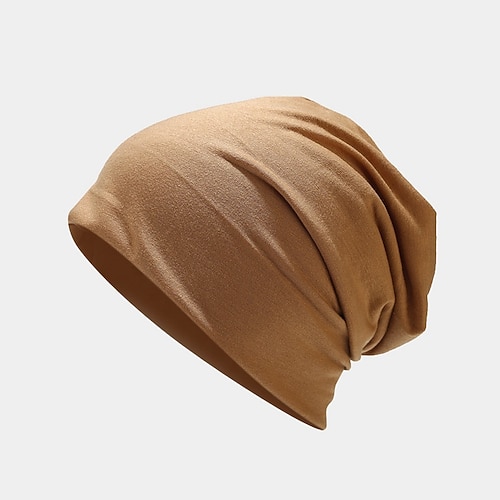 Herren Alles Beanie Mütze Schwarz Wie im Bild Strick Solide / einfarbig Bequem Image