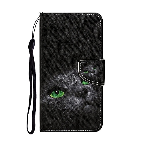 Handy Hülle Handyhüllen Für Samsung Galaxy S25 Ultra Plus S23 S22 Plus Ultra A34 A54 A53 S20 FE Brieftaschenhülle Flip Geldbörse Kartenhalter Tiermotiv Cartoon Blume TPU PU-Leder Image