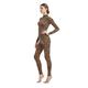 Gemusterte Zentai-Anzüge Cosplay Kostüm Catsuit Tier Cosplay Erwachsene Elasthan Lycra Cosplay Kostüme Geschlecht Damen Leopard Tierpelz Muster Halloween Karneval Maskerade / Hautenger Anzug