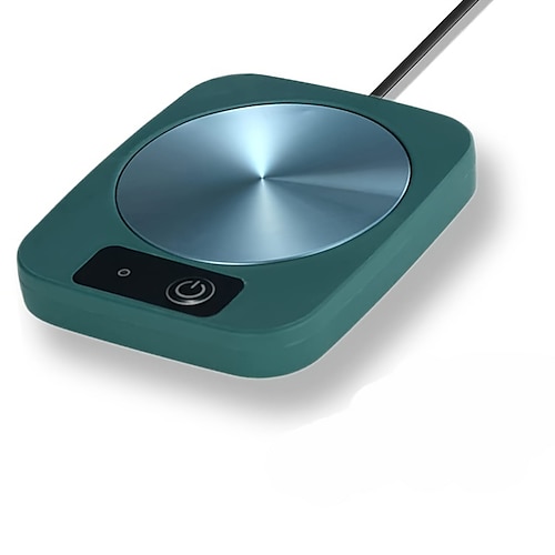 Kaffeetassenwärmer Wasserdichter Smart Cup Kaffeetassenwärmer Untersetzer zum Aufwärmen heizung kaffee getränke milch tee und heiße schokolade aluminium metallplatte sicher zuverlässig Image