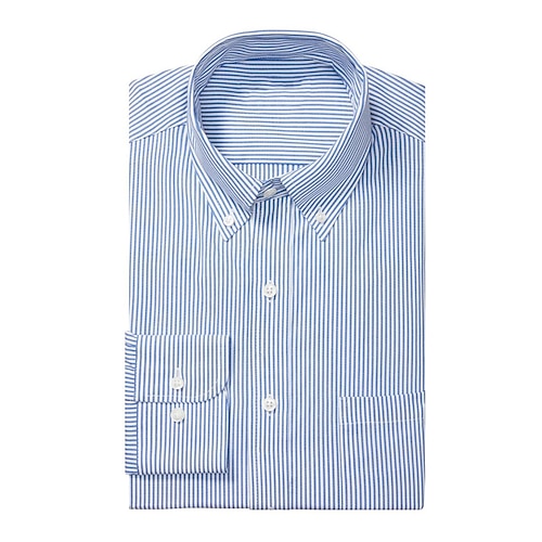Herren Hemd Oberhemd Streifen Büro Karriere Hochzeitsfeier Rosa Blau Grau Langarm Kargen Sommer Bekleidung Image