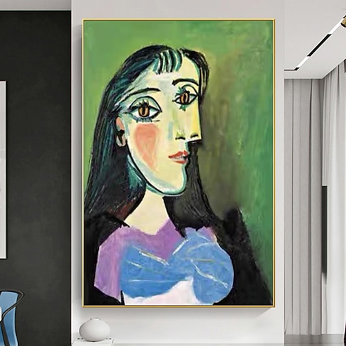 Handgemacht Hang-Ölgemälde Handgemalte Vertikal Berühmte Menschen Moderne Klassisch Ohne Innenrahmen (ohne Rahmen) Image