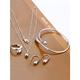 Damen Halsketten Schick Modern Strasse Geometrie Schmuck-Set / Silber / Herbst / Winter / Frühling / Sommer