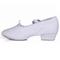 Damen Balletschuhe Schuhe für den lateinamerikanischen Tanz Ballsaal Praxis Schuhe Ausbildung Praxis 2022 Niedriger Absatz Gummiband Slipper Weiß Schwarz Rosa
