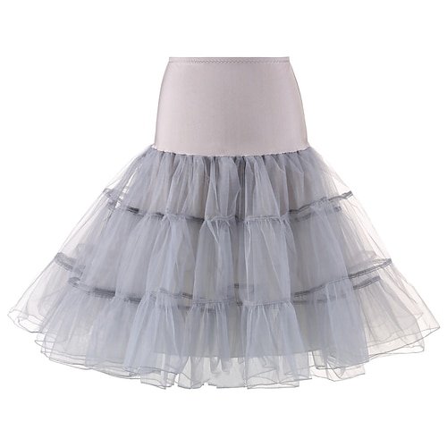 50er Jahre Prinzessin Petticoat Reifrock Tutu Unterrock Crinoline Tüllrock Damenkostüm Vintage Cosplay Party / Abendball kurz / Minirock Image