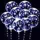 LED Ballon leuchtende Party Hochzeit liefert Dekoration transparente Blase Dekoration Geburtstagsfeier Hochzeit LED Ballons Schnur Lichter Weihnachtsgeschenk