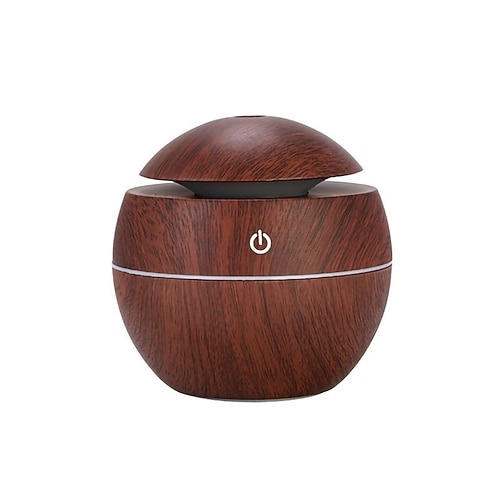 Diffusor für ätherische Öle mit Aroma, USB-Ultraschall-Luftbefeuchter für Zuhause, Aroma-Diffusor, Dampfdiffusor, 7-Farben-LED-Licht, 130 ml, Büro Image
