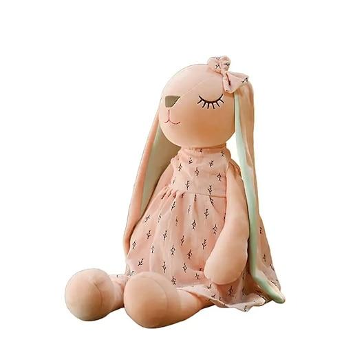 35 cm/14 Zoll süße Hasenpuppe Plüschtier Puppe Baby beruhigende Kaninchenpuppe Schlafpuppe Kuscheltiere Kinder Plüschpuppenspielzeug