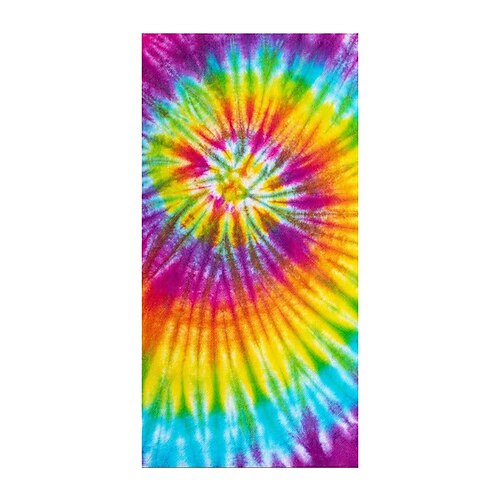Batik-Strandtuch, sandfreie Hippie-Strandtücher in Übergröße, superweiches großes Badetuch, wasserabsorbierendes Badetuch für Männer, Frauen, Reisen, Schwimmen, Camp, 81,3 x 162,6 cm Image