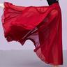 Ballsaalröcke reine Farbe Kostüme tägliches Leistungstraining der Frauen tägliche Abnutzung natürlicher Chiffon