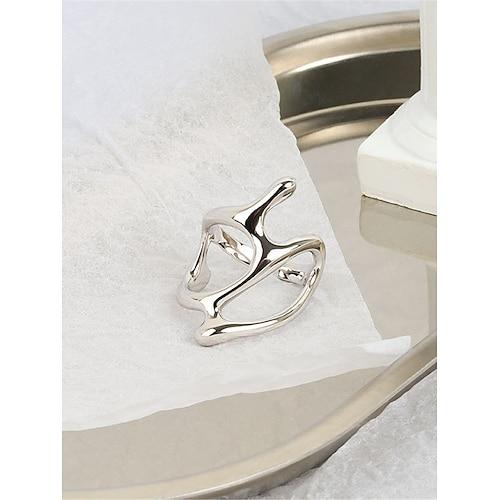 Damen Ringe Modisch Outdoor Geometrie Ring