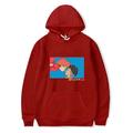 Ponyo auf der Klippe gedruckt Unisex Pullover lässig Hoodie für Männer und Frauen Sweatshirt ein schwarzes xl