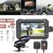 WiFi-GPS-Motorrad-DVR-Dashcam, volle 1080p-HD-Doppelaufzeichnung vorne und hinten, Motorrad-Fahrrekorder, wasserdichte Motorrad-Fahrrad-Motorradkamera