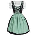 Oktoberfest-Bierkostüm in Übergröße, Trachtenkleider, Dirndl, Bluse, bayerische Magd, bayerische deutsche Wiesn, traditionelles Damen-Stoffkleid