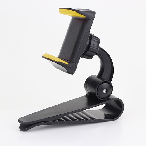 Sonnenblende-Handyhalterung für das Auto, universelle 360-Grad-Drehung der Autohalterung, Stützclip, Halterung, Cradle-Clip, kompatibel mit Smartphones