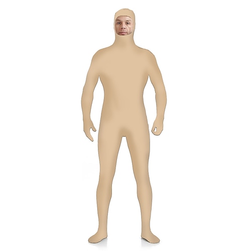 Zentai-Anzüge Ganzkörperanzug Ganzkörperanzug Karnevalskostüm Ganzkörperanzug Königstag Herren Damen Sex Einfarbig Elasthan Lycra Kostüm für Halloween Erwachsene Image