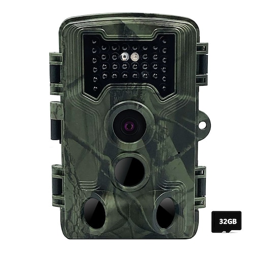 PR1000 Trail Kamera 1080P HD Video Wildtier Jagdkamera 16MP Infrarot Nachtsicht PIR Sensor Outdoor IP54 wasserdichte Camcorder Valentinstagsgeschenk Image