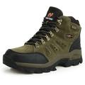 Herren Bergschuhe Wanderstiefel Windundurchlässig Federung Atmungsaktiv Komfortabel Wandern Klettern Runde Zehe EVA Gummi Leder Sommer Herbst Armeegrün Kaffee Grau