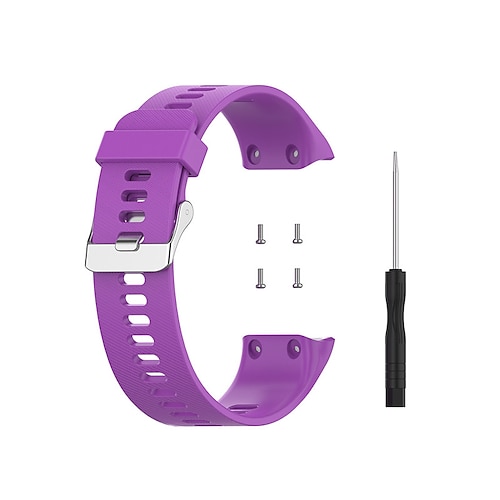 Uhrenarmband für Garmin Forerunner 30/35 Silikon Ersatz Gurt Atmungsaktiv Sportarmband Klassische Schnalle Armband Image