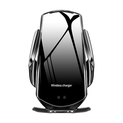 q6 kabelloses autoladegerät schnellladung auto-klemmung autotelefonhalterung auto lüftungshalterung kompatibel mit iphone 14/13/12/12promax/xs/xr/x/8/8 samsung s22/s21 lg huawei google pixel Image