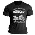 Das ist, was ich tue, ich fahre mein Harley-Motorrad-T-Shirt, grafisches Baumwoll-T-Shirt für Herren, sportliches klassisches Hemd, kurzärmlig, bequemes T-Shirt, Straße, Urlaub, Sommer, Modedesigner