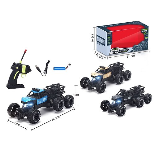 Legierungs-Kletterauto, das funkgesteuertes Auto auflädt, elektrische Fernbedienung, Geländewagen, Jungen-Spielzeugauto