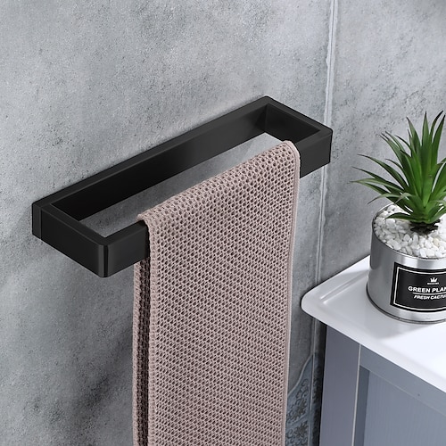 Handtuchhalter Wandmontage 26CM, Handtuchhalter Bad Edelstahl, Handtuchstange Gästehandtuchhalter, Badetuchhalter für Badezimmer und Küche Image
