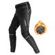 INBIKE Herren Fahrradhose Fahhrad Hosen / Regenhose Unten Formschluss MTB Mountain Rennrad Sport Streifen warm halten Wasserdicht Regendicht Atmungsaktiv Schwarz Bekleidung Fahrradbekleidung