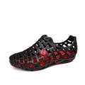 Herren Sandalen Wasser-Schuhe Upstream-Schuhe Brautkleider schlicht Strand Design Täglich EVA Atmungsaktiv Halbschuhe Schwarz / Rot Blau Grau Sommer Frühling