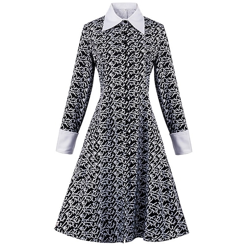 Gothic-Horror Film-/TV-Themenkostüme Dunkle Wissenschaft Kleid Outfits Punk Gothic for Damen Erwachsene Karneval Image