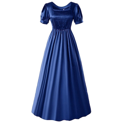 Viktorianisch Mittelalterlich Renaissance Cocktailkleid Vintage-Kleid Teekleid Ballkleid Damen Mädchen Kostüm Jahrgang Cosplay Party Maskerade Tee-Party Kleid Image
