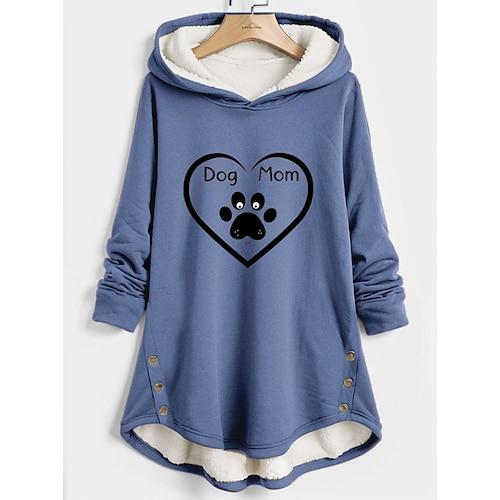Damen-Kapuzenpullover, Sweatshirt, Pullover, Fleece-gefüttert, grafischer, lässiger Sport-Print, warme Sportbekleidung, bequem, lockere Passform, Kapuzenpullover, langärmeliges Oberteil,
