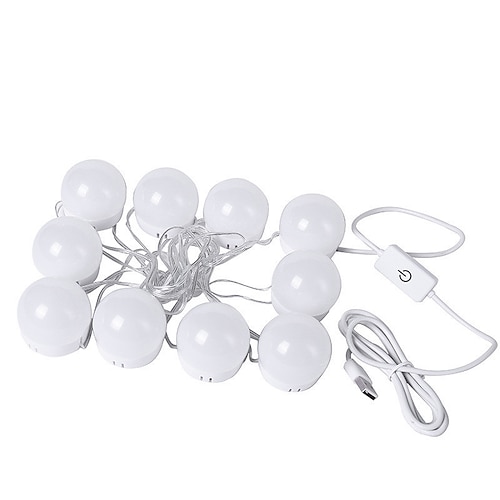 1set LED Make-up Spiegel Licht Eitelkeit LED Glühbirnen kosmetisch beleuchtet Make-up Spiegel Glühbirne helle Lichter Wandlampe für Schminktisch Image